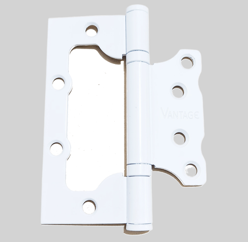 Петля без врезки 100*75*2,5 2BB-WH (белый)