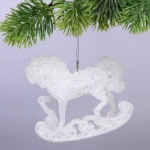 Подвеска «Стук копытца» 10*10 см, Белый