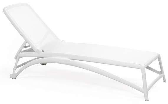 Шезлонг Atlantico белый