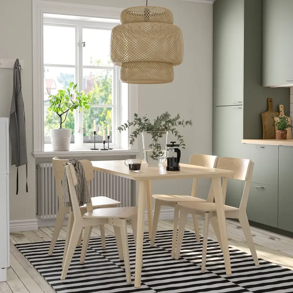 Стол - IKEA LISABO, 140х78х74 см, коричневый, ЛИСАБО ИКЕА