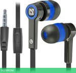 Наушники Defender Pulse-420 Black/Blue (63423)