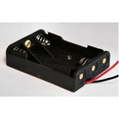 Держатель на 3 батарейки ААA с проводами BH-431