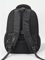 Рюкзак Triplus CX012, мужской, застежка на молнии, полиэстер, чёрный 47х34х15 см