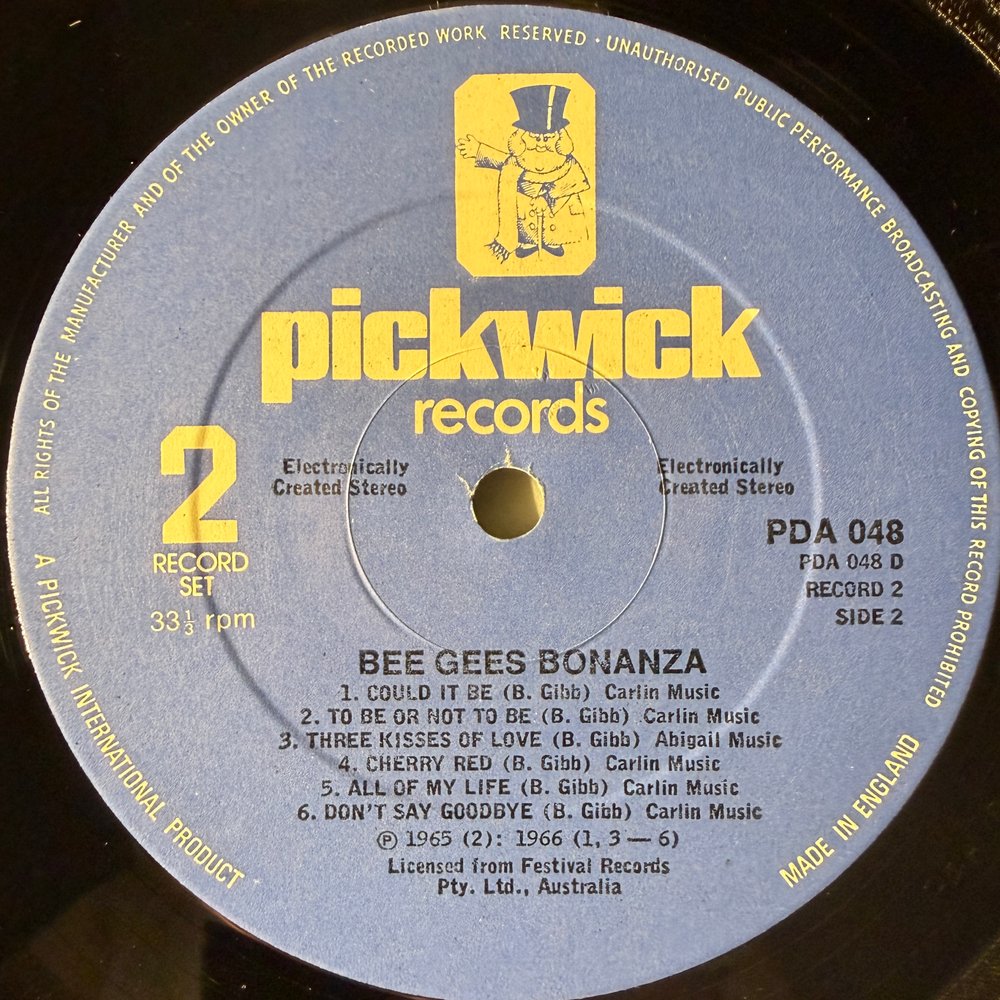 Bee Gees ‎– The Bee Gees Bonanza - The Early Days 2LP (Англия 1978г.)