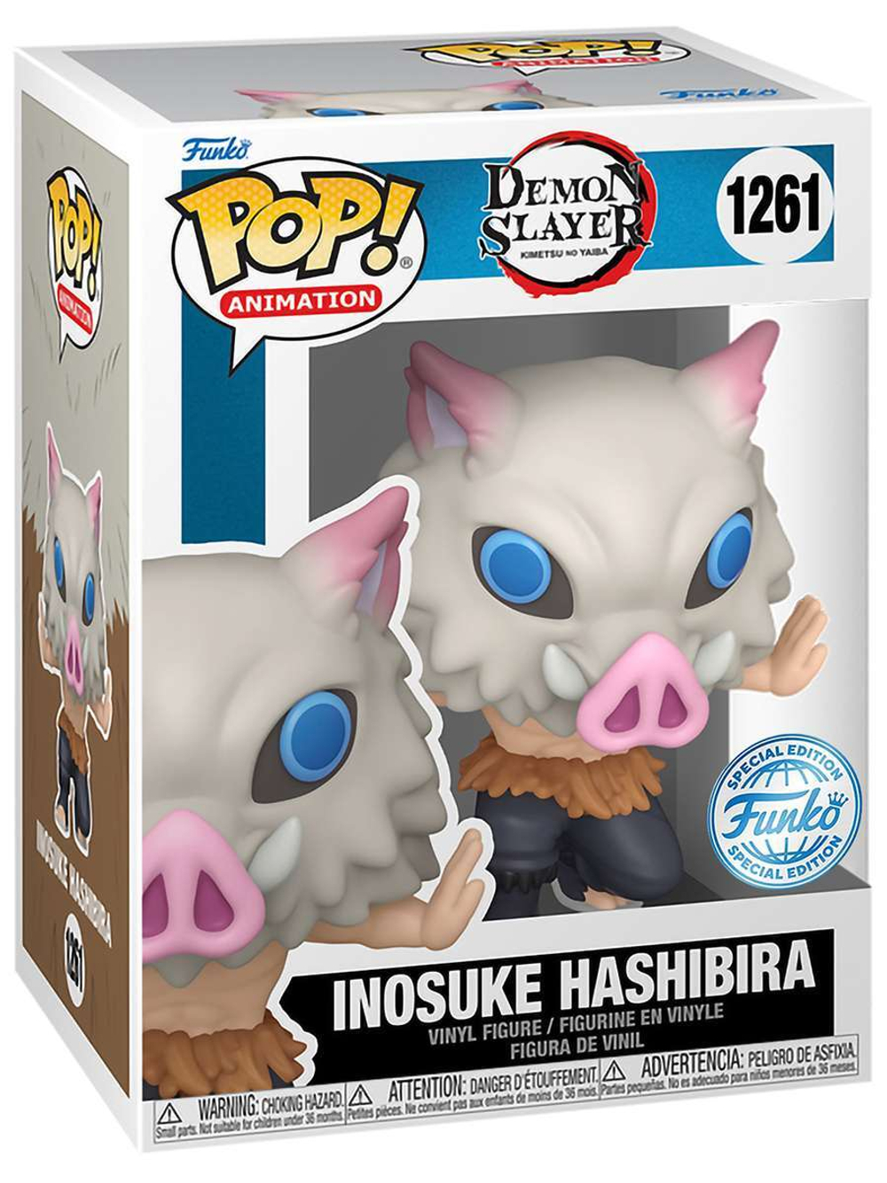 Фигурка Funko POP! Animation Demon Slayer Inosuke Hashibira 7th Form (Exc) (1261) 68489