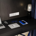 Рамка пластиковая VOLTUM S70 на 4 поста, (белый глянцевый)