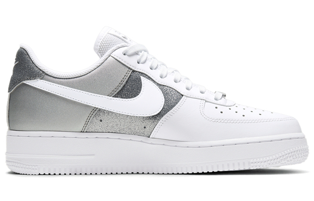 Nike Air Force 1 Low 07 White Metallic Silver Women"s