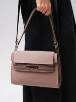Замшевая сумка Rachel DBR 31361 капучино