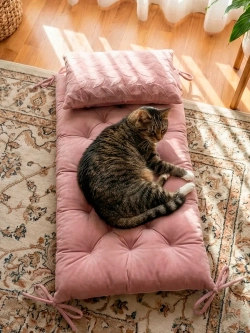 Подушка на скамью, подоконник, обувницу 100х45 см