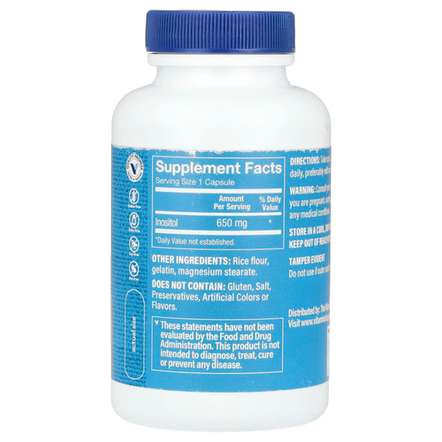 The Vitamin Shoppe, Инозитол, 650 мг, 100 капсул