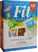 Fit Parad сахарозаменитель №8 стевия порошок, 60 саше