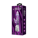 Вибромассажер-ротатор Baile Alice с клиторальным отростком-бабочка (Цвет: фиолетовый)