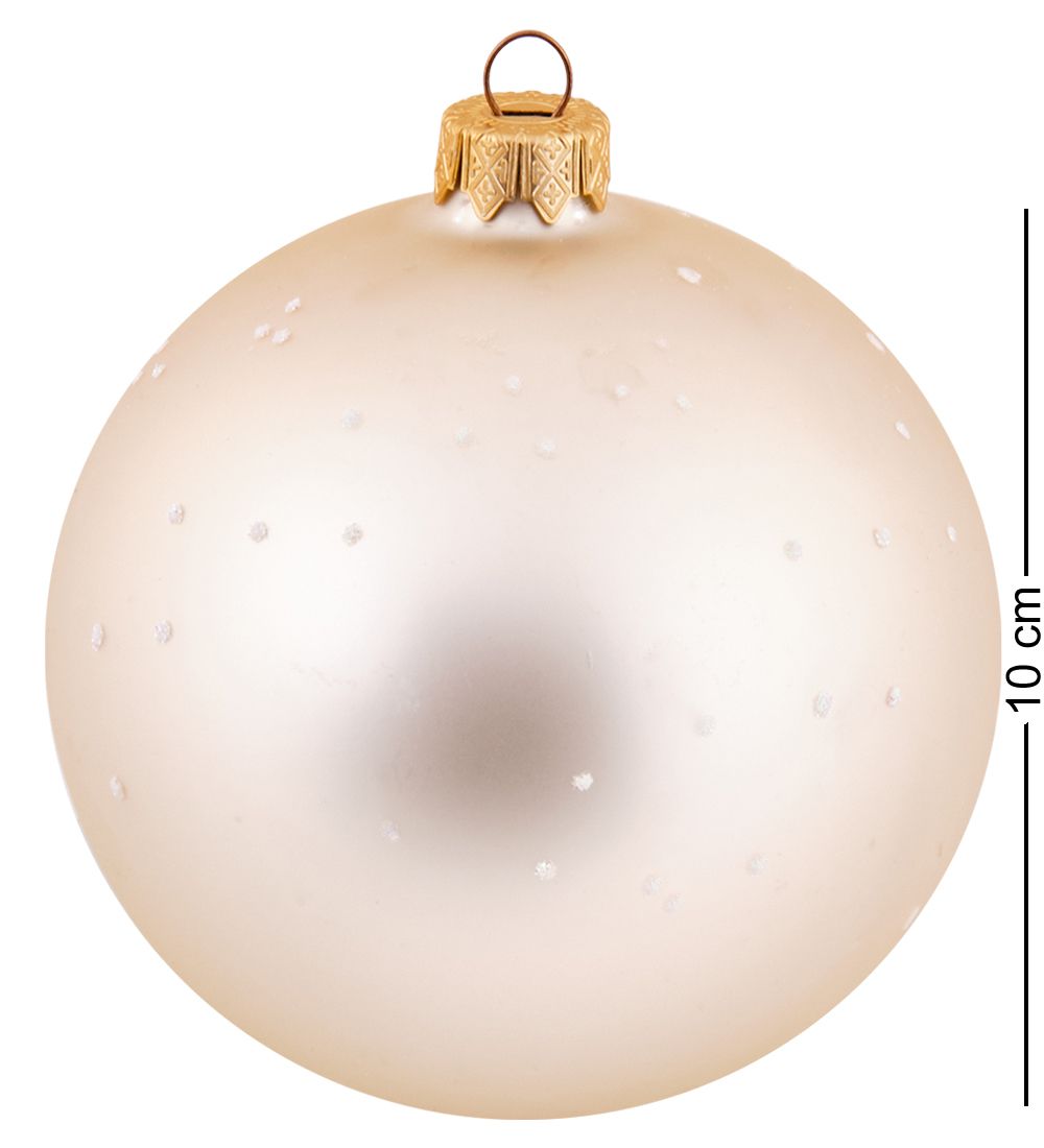 НФШ-1672 Ел.украшение Шар «Девочка с кроликом» 100 мм