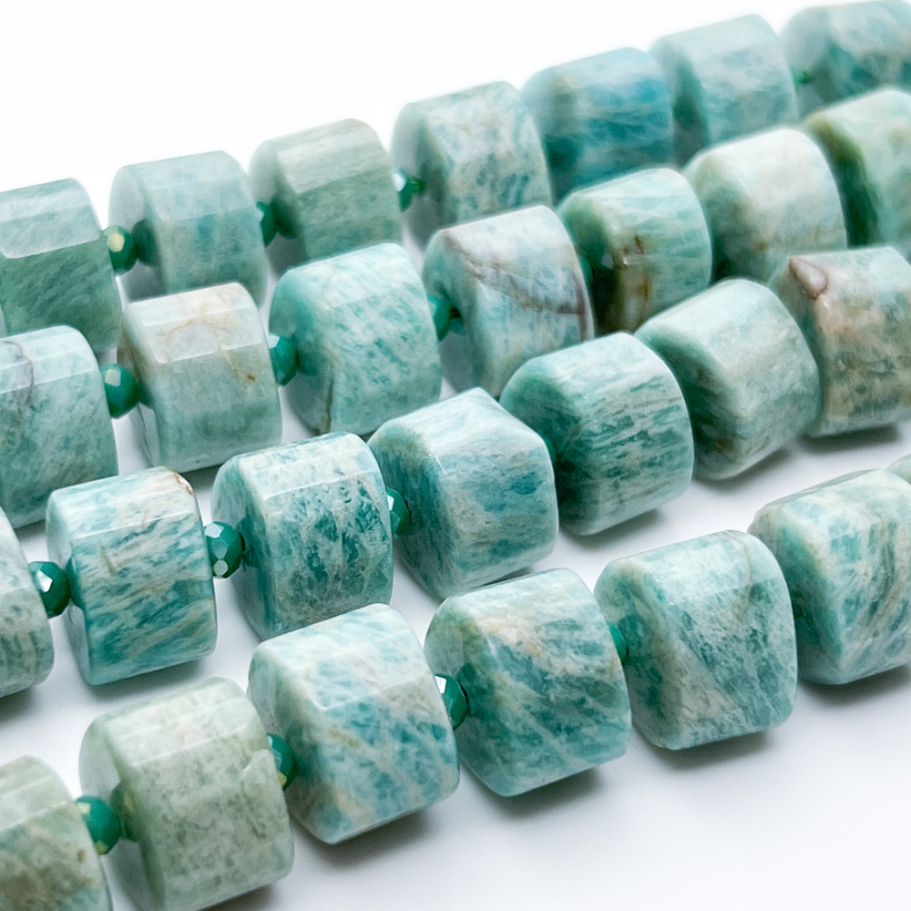 Амазонит, размер около 14*10 мм, цена за набор 6 шт