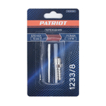 Переходник PATRIOT 1233/8 (елочка 10 мм-1/4quot; М)