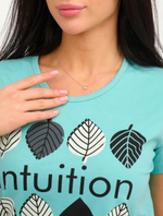 Пижама женская бриджи+футболка (великан) КЖ0010