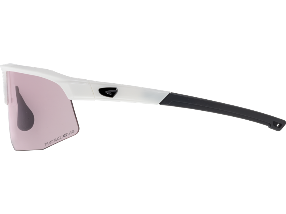 Спортивные очки GOG Kilo / White-Black / Photochromic Pink-Smoke Lens