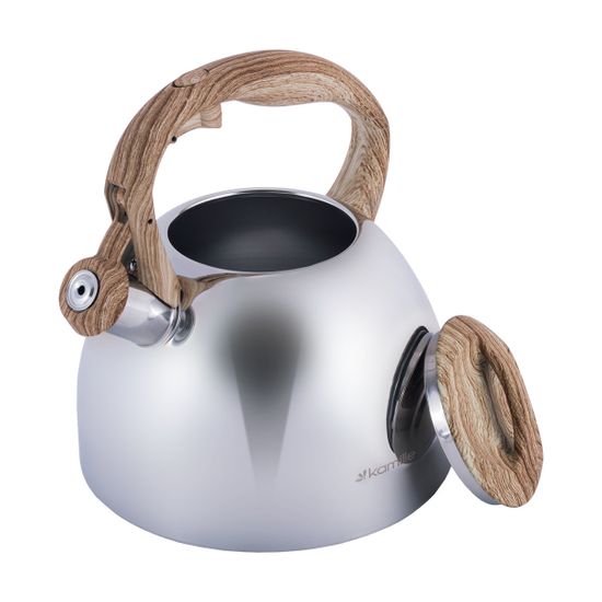 Чайник 2,7 л. из нержавеющей стали со свистком Kamille KM-1090
