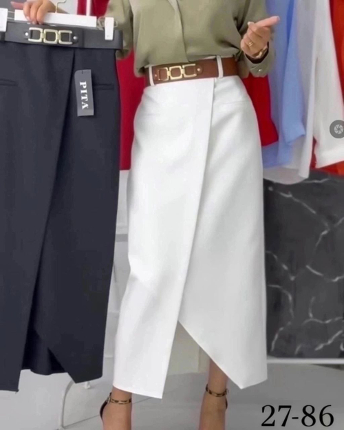 Юбка с ремнем