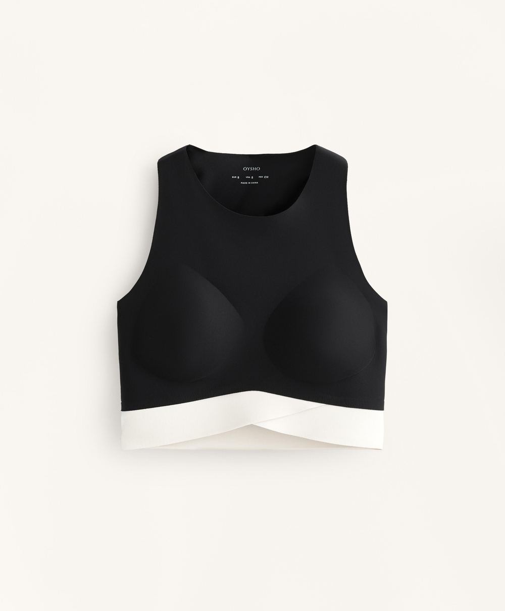 Oysho Топ-майка Perfect-Adapt, черный