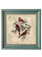 Картина на стену для интерьера на холсте в раме 25*25 см