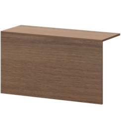 Накладка для стойки А-653 Орех 1010x380x560 Ресепшн