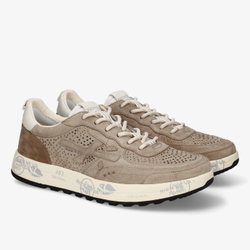 Замшевые кроссовки Premiata Nous 8288 с перфорацией