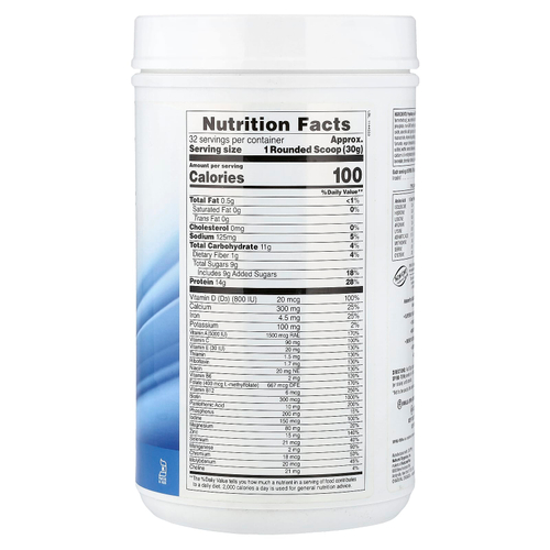 NaturesPlus, Spiru-Tein®, протеиновый порошок, со вкусом ванили, 960 г (2,12 фунта)