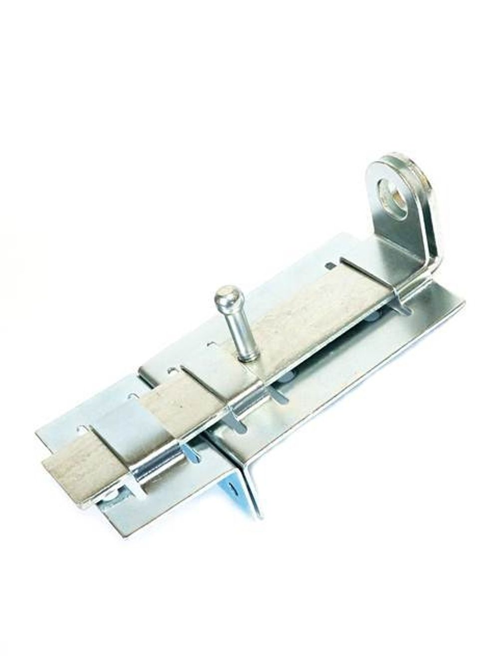 Задвижка накладная 3Д 04 цинк (с ушками)