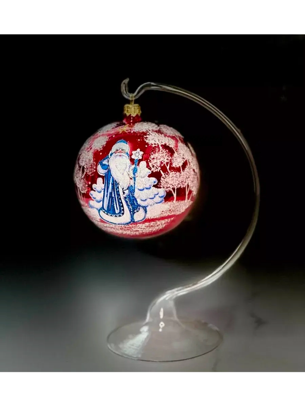 Елочное украшение"Дед Мороз"9.5 см