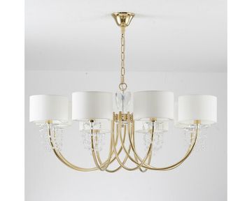 Подвесная люстра 8*E14 4368/C new gold золото OLIVIA Newport