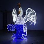 Световая конструкция фигура Царевна-Лебедь