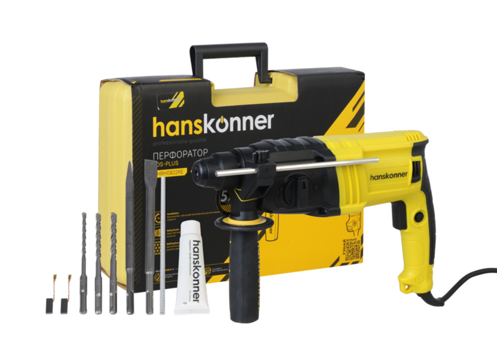 Перфоратор SDS Plus Hanskonner HRH0822RE