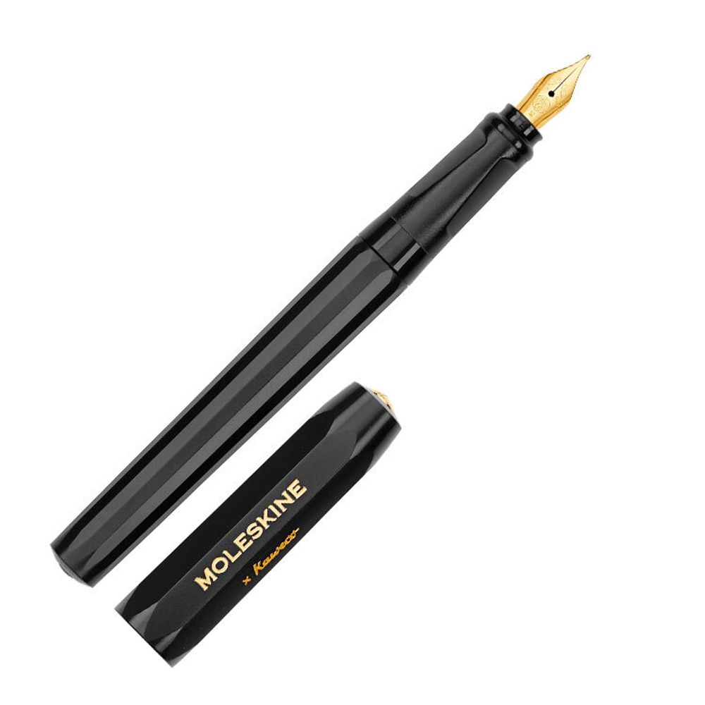 Перьевая ручка Moleskine Kaweco черная с пером M (KAWFOUNTPENMBK)