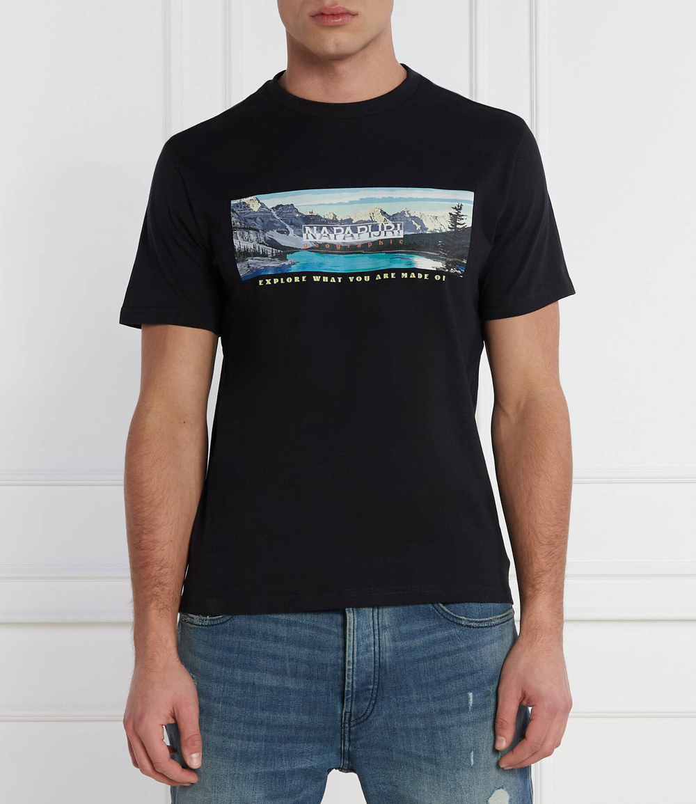 Футболка S-CANADA Napapijri - черный(NP0A4HQM)