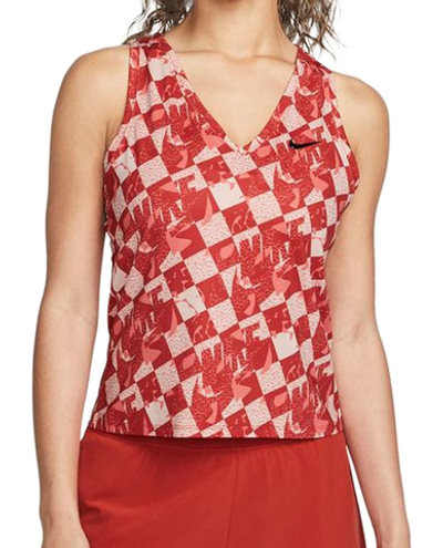 Топ теннисный Nike Court Dri-Fit Fall Victory Tank - Red