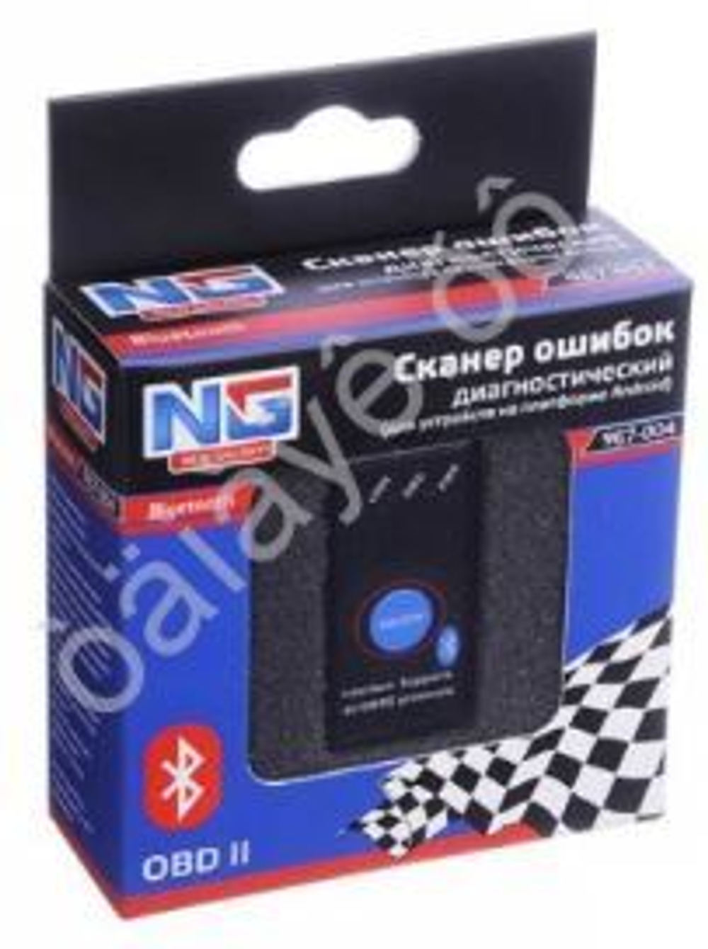 Диагностический автосканер OBD2  ЕLM327  SC02-P01 (прошивка 1,5) NG 967004