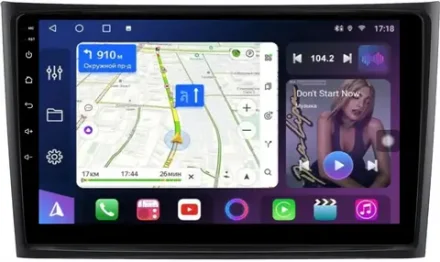 Магнитола для Volvo XC90 2002-2014 (рамка 10 вниз) - FarCar 9560F2 монитор 10" QLED на Android 13, 8-ядер, CarPlay, 4G SIM-слот