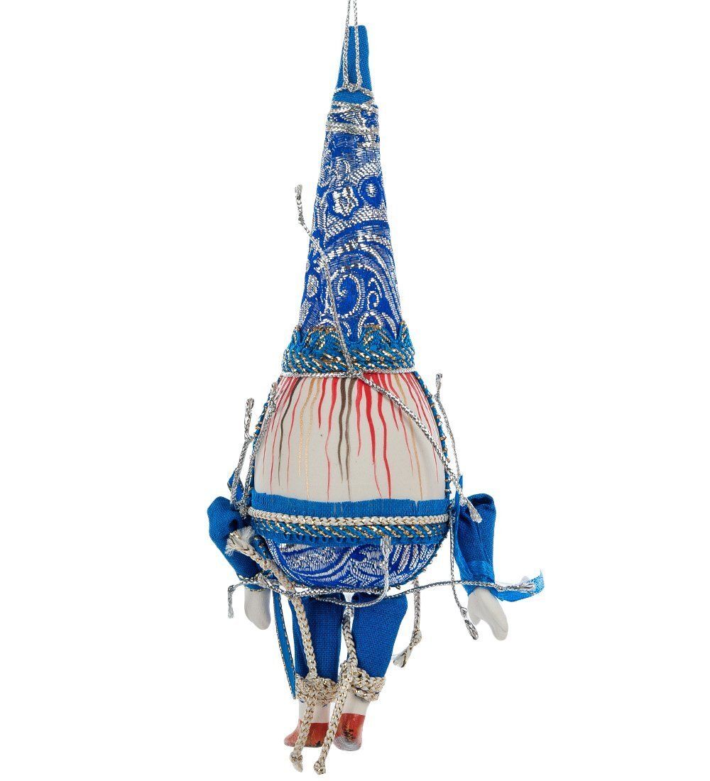 РусКукла RK-507/2 Яйцо-подвеска «Клоун» фарфор