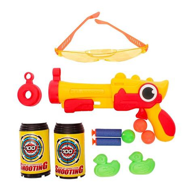 Пистолет с шарами и мягк.пулями, пакет 3399-5
