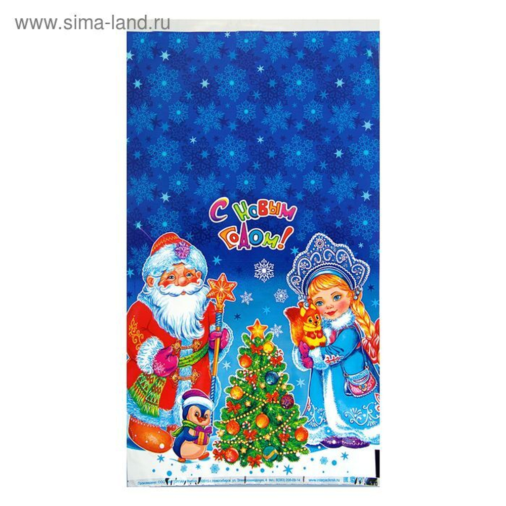 Пакет подарочный "Новогодние чудеса", 20 х 35 см СЛ