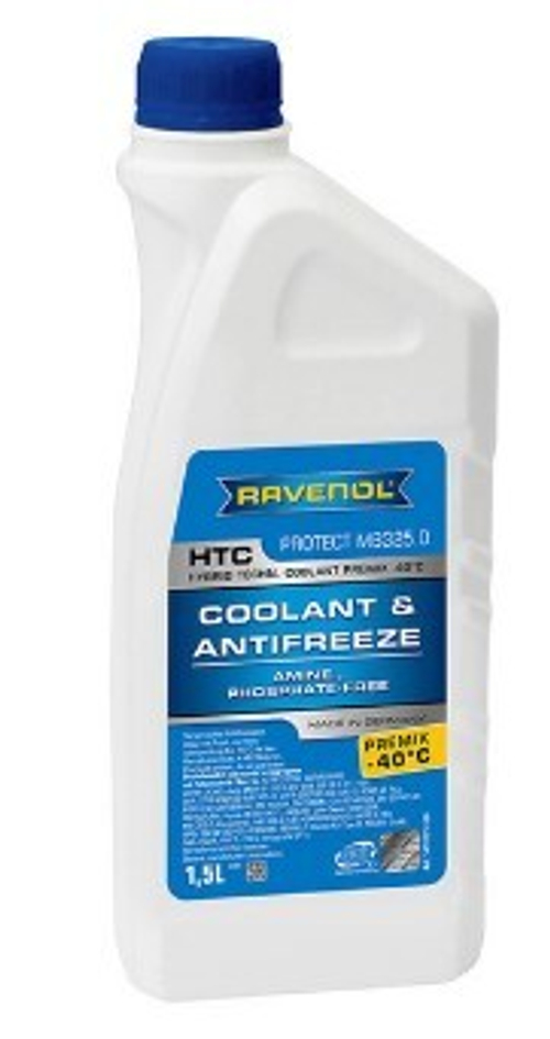 Антифриз Ravenol синий HTC Protect MB325.0 Premix 1,5 кг