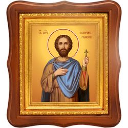 Валериан Римский святой мученик. Икона на холсте.