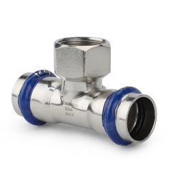 Тройник VARMEGA раструбный Inox Press ВР 28x1/2"x28