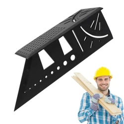 Линейка/угольник 215мм х 15.5мм, Металл