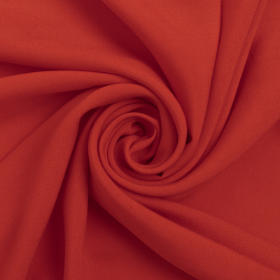 Ткань штапель однотон, 130 гр/м2, ш. 145 см, красный