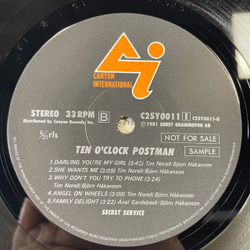 Винтажная виниловая пластинка LP Secret Service Ten O'Clock Postman (Япония 1981) (Без Оби)