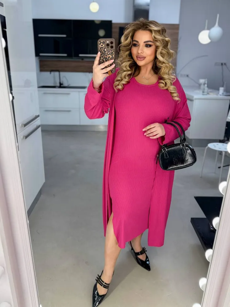 Платье с кардиганом УК-8864-1 Fabrika