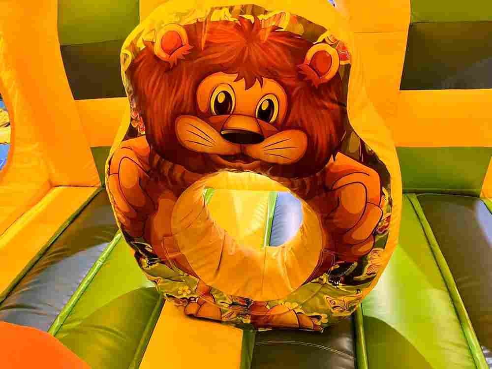 Надувной батут «Тоннель обезьяна», 9x8x3 м.