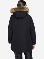 12140810 Куртка пуховая женская Long down parka черный Pelliot
